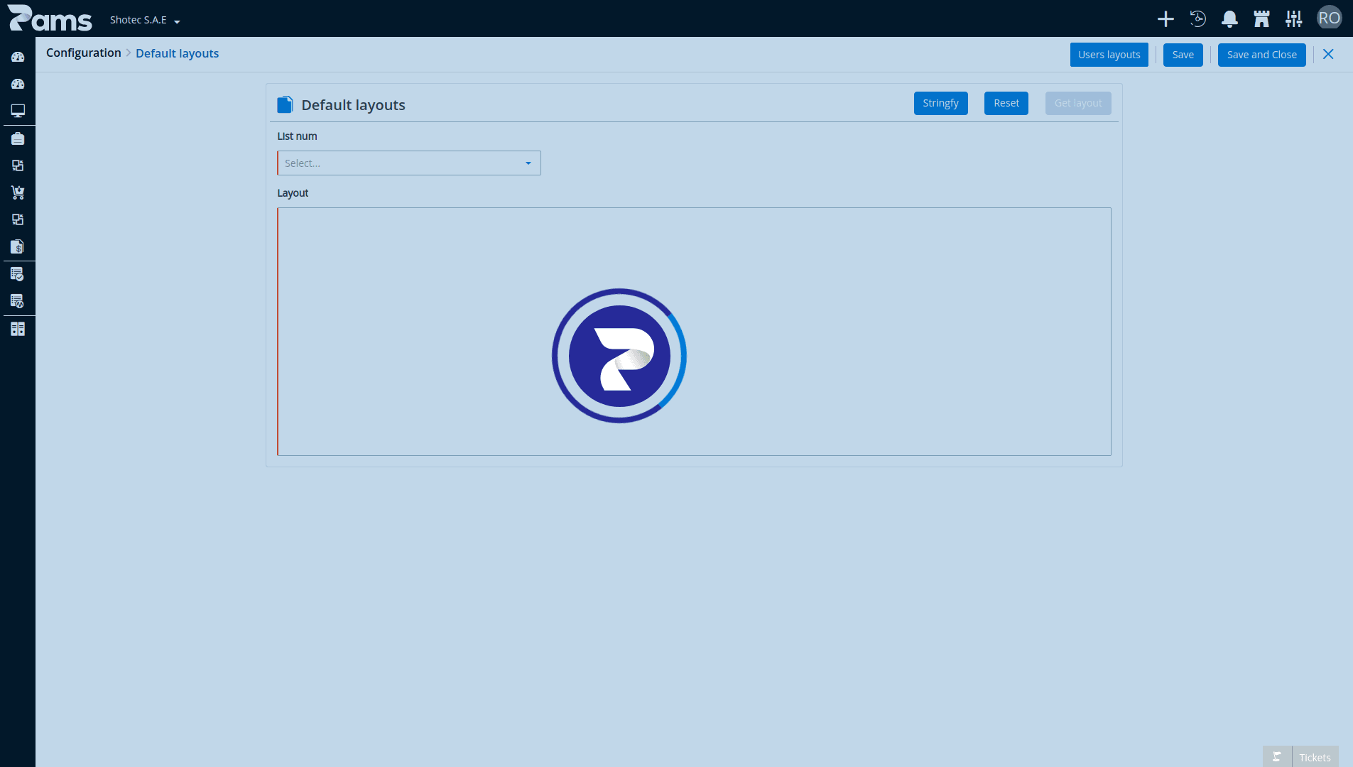 Default Layouts
