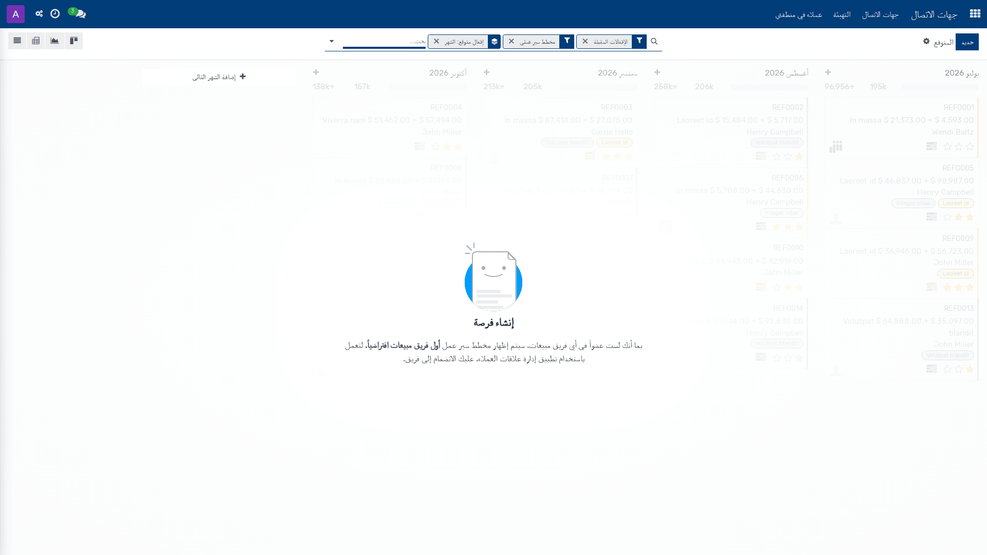إعداد المتوقع