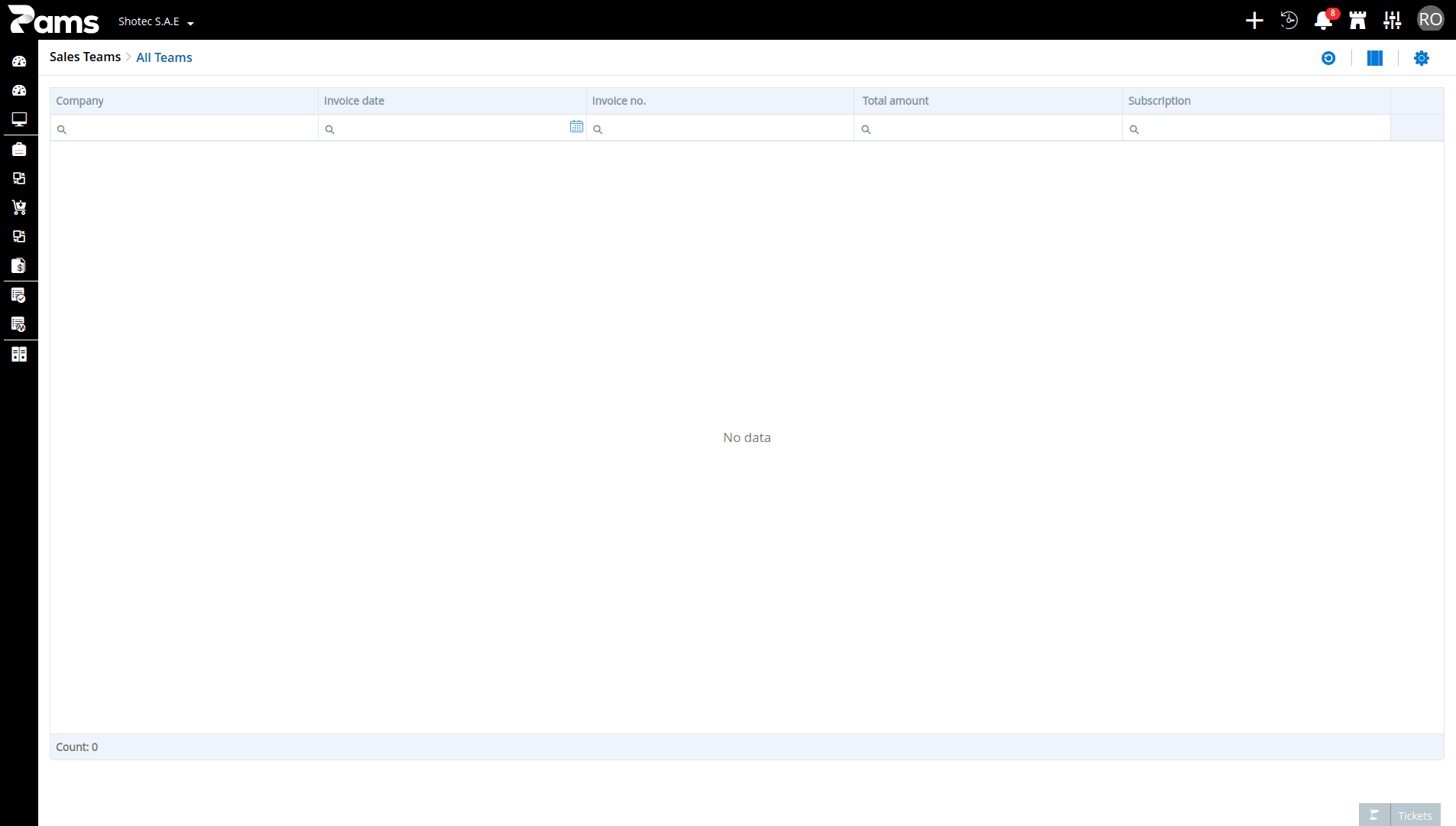 Subscription Invoices
