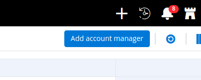 Add account manager