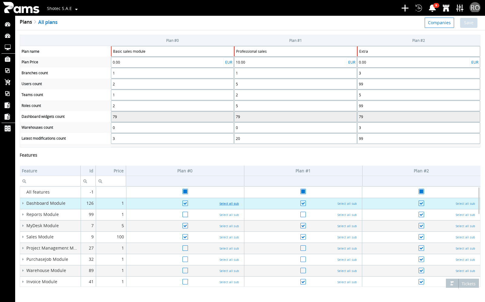 Apply child features from a parent-feature row
