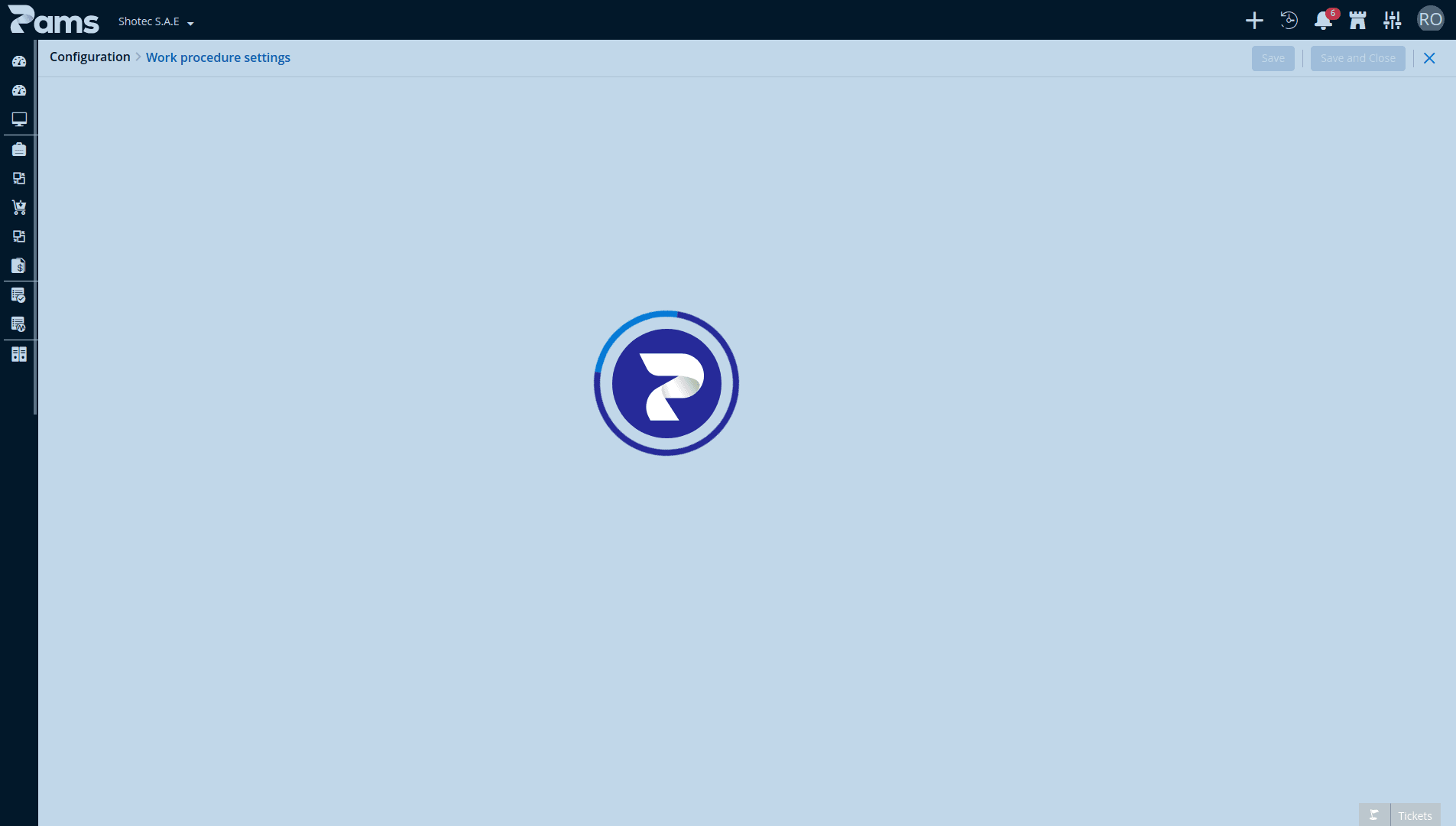 Reports settings