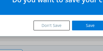 Don't Save