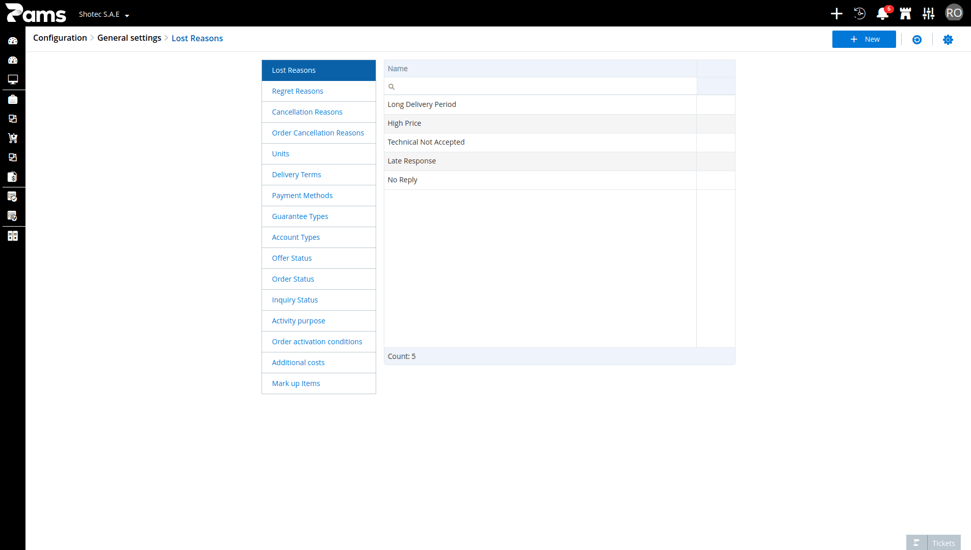 Lost Reasons