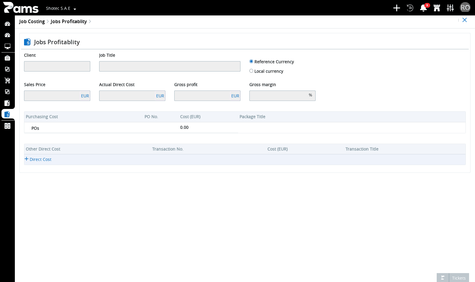 Compare the gross-margin summary with the other profitability measures