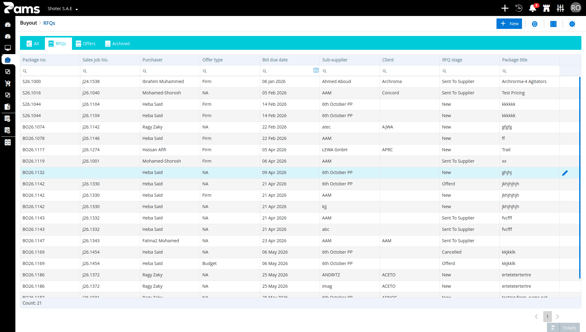 Convert Offer to Purchase Order