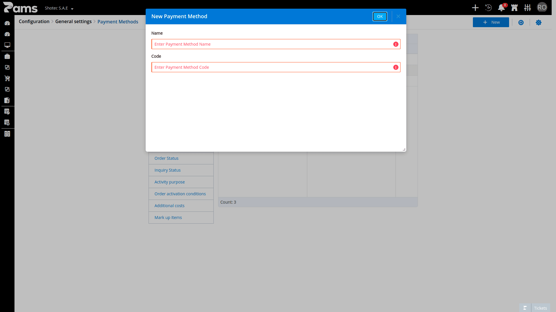 Payment Methods