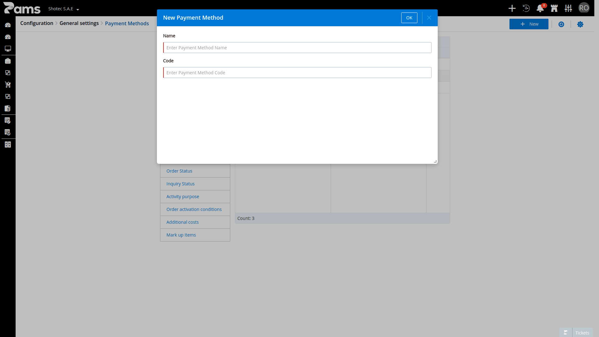 Payment Methods