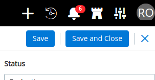 Save and Close